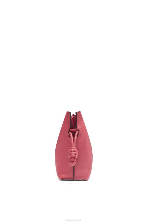 Loewe Mini Flamenco clutch in nappa calfskin 688V272 Women Plumrose