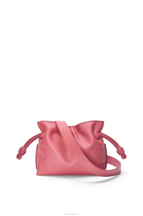 Loewe Mini Flamenco clutch in nappa calfskin 688V272 Women Plumrose
