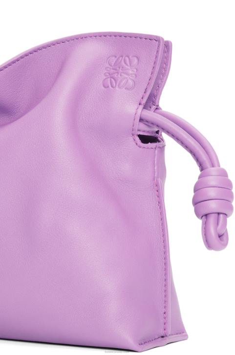 Loewe Mini Flamenco clutch in nappa calfskin 688V321 Women Guimauve