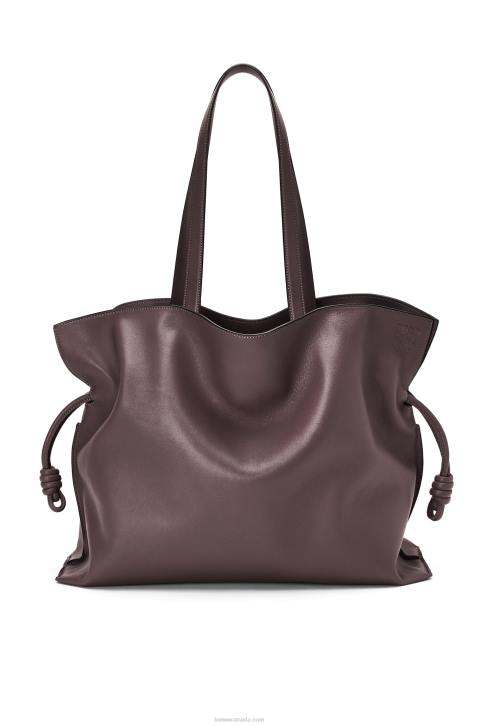 Loewe XL Flamenco bag in nappa calfskin 688V526 Women Prune