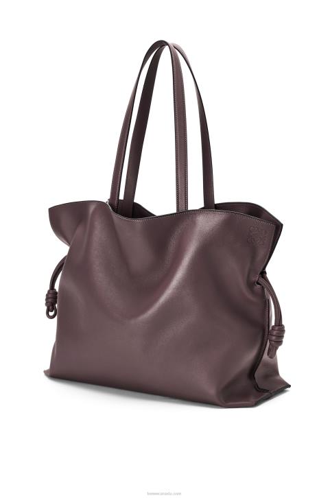 Loewe XL Flamenco bag in nappa calfskin 688V526 Women Prune