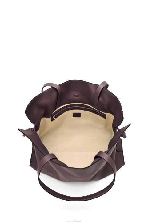 Loewe XL Flamenco bag in nappa calfskin 688V526 Women Prune