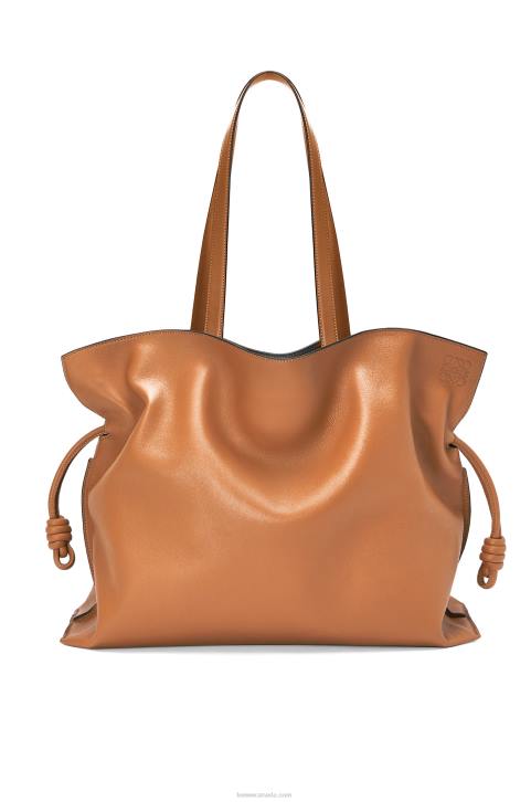 Loewe XL Flamenco bag in nappa calfskin 688V527 Women Warm Desert