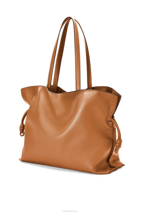 Loewe XL Flamenco bag in nappa calfskin 688V527 Women Warm Desert
