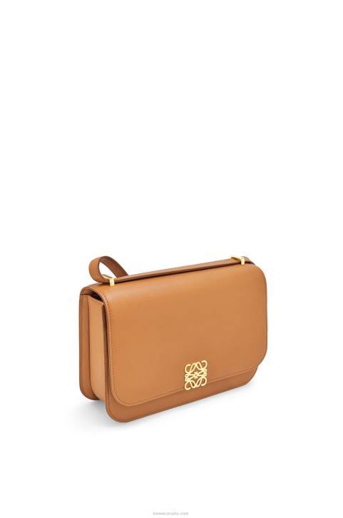 Loewe Goya bag in silk calfskin 688V300 Women Warm Desert