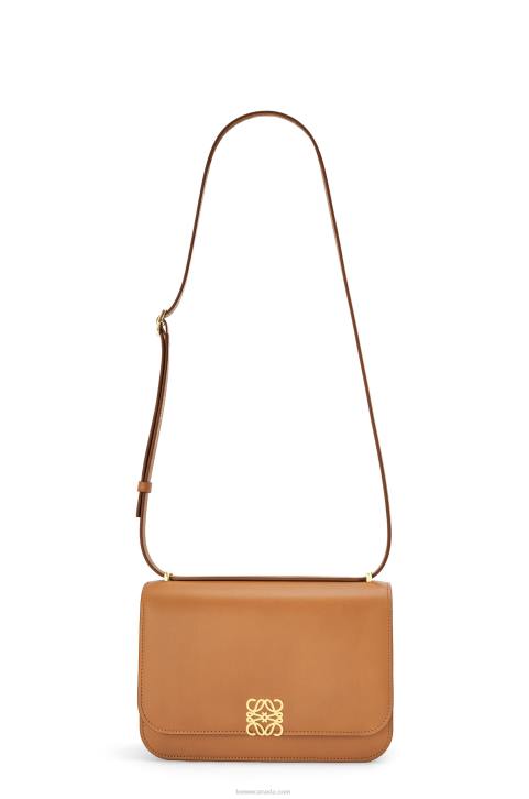 Loewe Goya bag in silk calfskin 688V300 Women Warm Desert