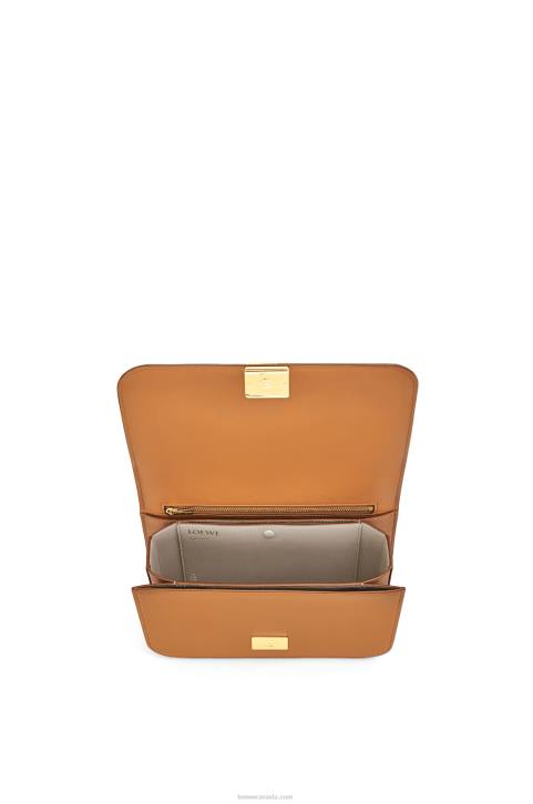 Loewe Goya bag in silk calfskin 688V300 Women Warm Desert