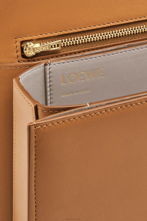 Loewe Goya bag in silk calfskin 688V300 Women Warm Desert