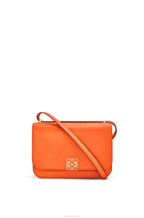 Loewe Goya bag in silk calfskin 688V494 Women Orange