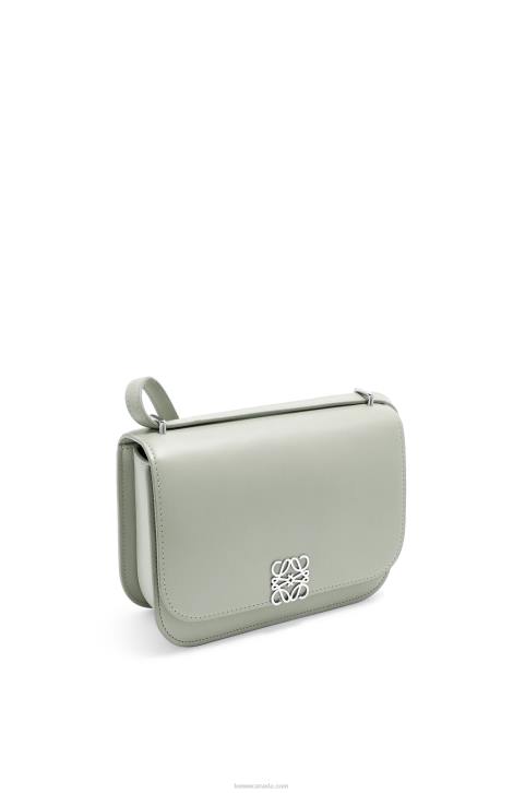 Loewe Goya bag in silk calfskin 688V507 Women Ash Grey