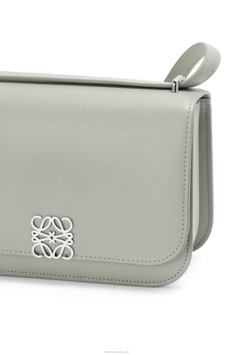 Loewe Goya bag in silk calfskin 688V507 Women Ash Grey