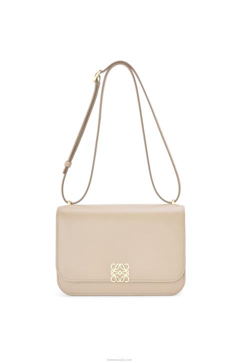 Loewe Goya bag in silk calfskin 688V546 Women Light Ghost