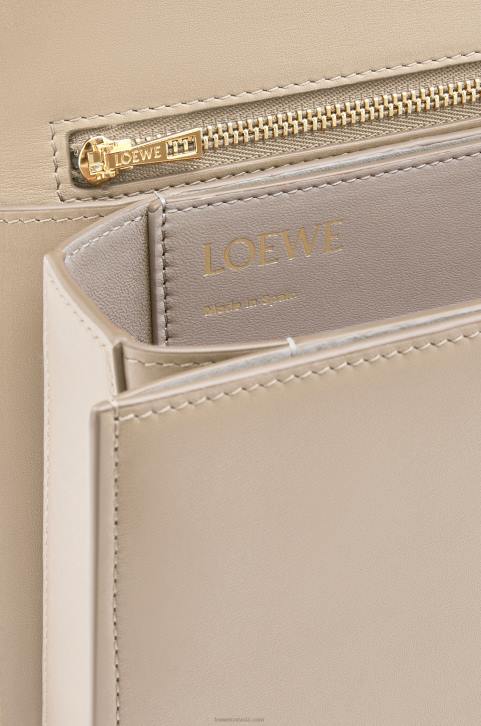 Loewe Goya bag in silk calfskin 688V546 Women Light Ghost