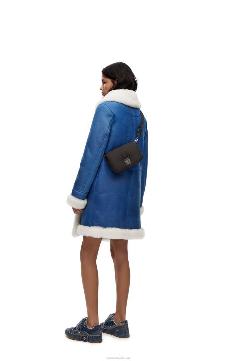 Loewe Mini Puffer Goya bag in nylon 688V311 Women Black