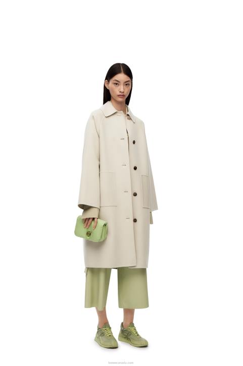 Loewe Mini Puffer Goya bag in shiny nappa lambskin 688V247 Women Light Pale Green