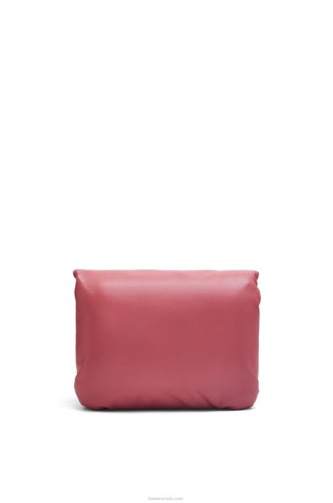 Loewe Puffer Goya bag in shiny nappa lambskin 688V489 Women Plumrose