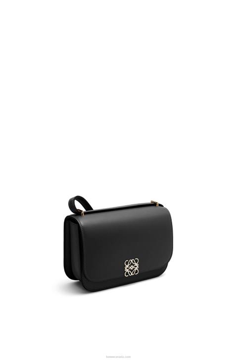 Loewe Small Goya bag in silk calfskin 688V269 Women Black