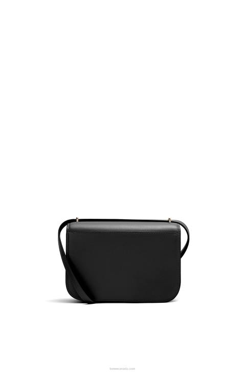 Loewe Small Goya bag in silk calfskin 688V269 Women Black