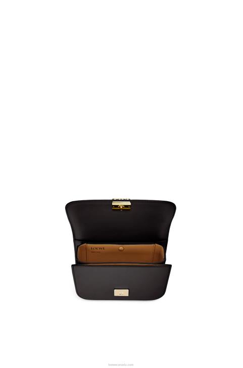 Loewe Small Goya bag in silk calfskin 688V269 Women Black