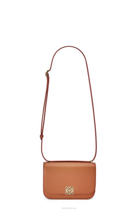 Loewe Small Goya bag in silk calfskin 688V280 Women Tan