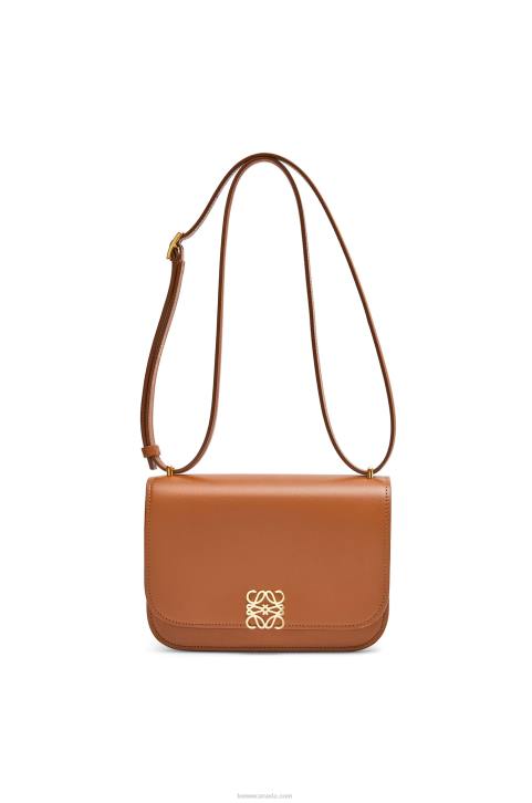 Loewe Small Goya bag in silk calfskin 688V280 Women Tan