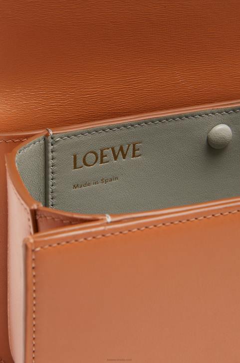Loewe Small Goya bag in silk calfskin 688V280 Women Tan