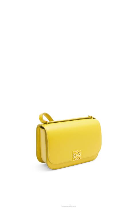 Loewe Small Goya bag in silk calfskin 688V304 Women Yellow