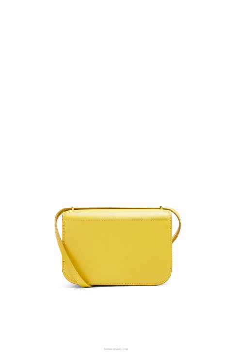 Loewe Small Goya bag in silk calfskin 688V304 Women Yellow