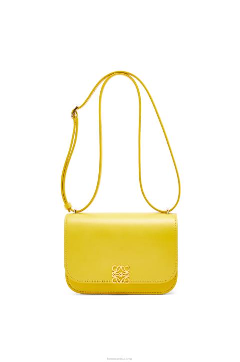 Loewe Small Goya bag in silk calfskin 688V304 Women Yellow