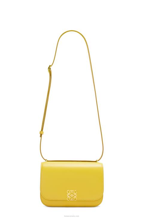 Loewe Small Goya bag in silk calfskin 688V304 Women Yellow