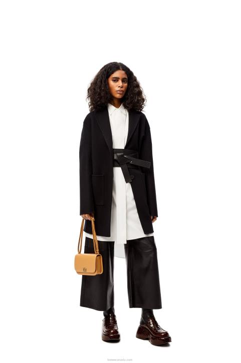 Loewe Small Goya bag in silk calfskin 688V305 Women Warm Desert