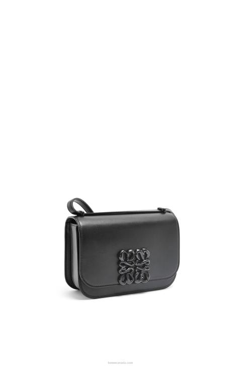 Loewe Small Goya bag in silk calfskin 688V456 Women Black