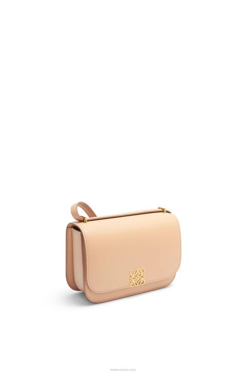 Loewe Small Goya bag in silk calfskin 688V493 Women Nude