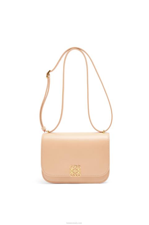 Loewe Small Goya bag in silk calfskin 688V493 Women Nude