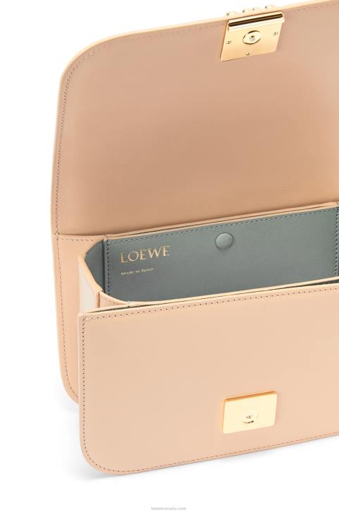 Loewe Small Goya bag in silk calfskin 688V493 Women Nude
