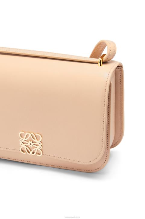 Loewe Small Goya bag in silk calfskin 688V493 Women Nude