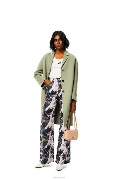 Loewe Small Goya bag in silk calfskin 688V493 Women Nude