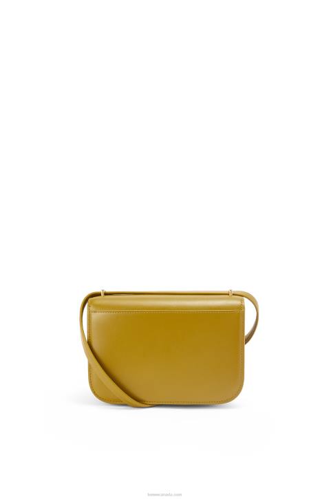 Loewe Small Goya bag in silk calfskin 688V496 Women Ochre