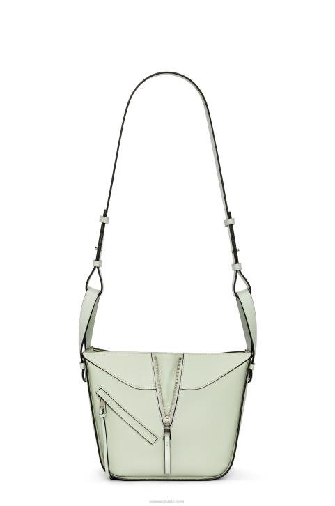 Loewe Compact Hammock bag in soft grained calfskin 688V343 Women Light Celadon