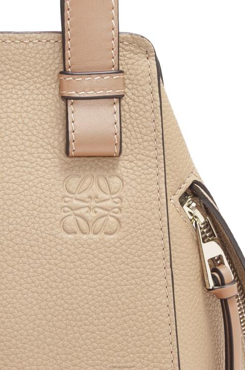 Loewe Compact Hammock bag in soft grained calfskin 688V344 Women Sand