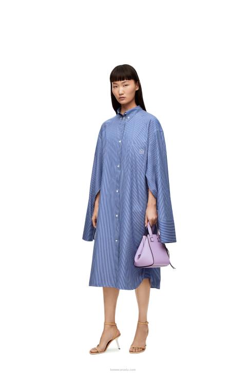 Loewe Compact Hammock bag in soft grained calfskin 688V406 Women Light Mauve