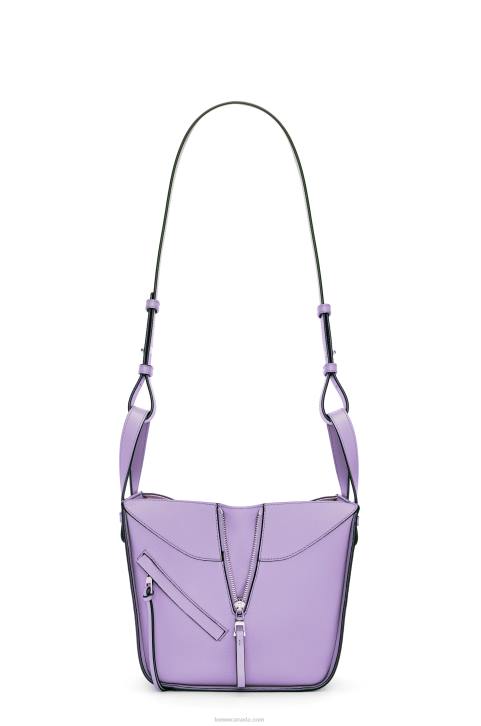 Loewe Compact Hammock bag in soft grained calfskin 688V406 Women Light Mauve