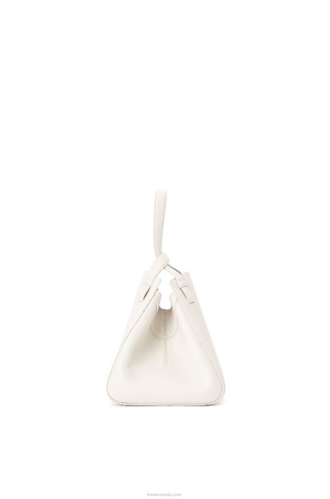 Loewe Hammock Nugget bag in nappa calfskin 688V499 Women Soft White
