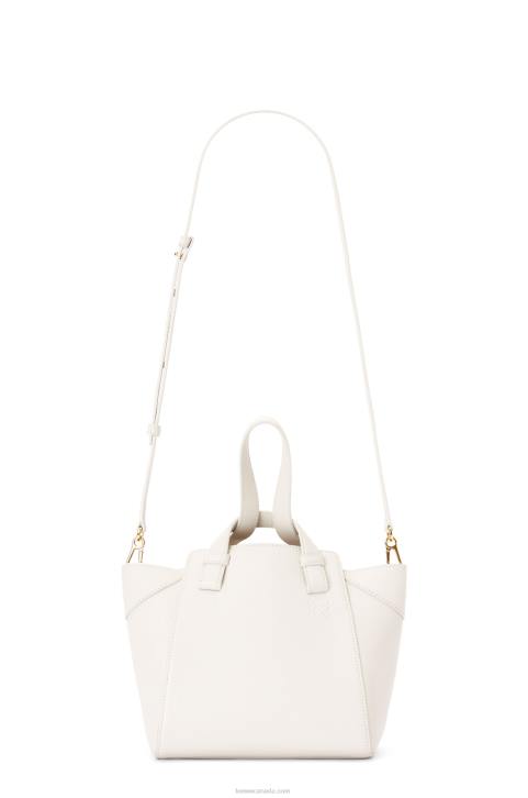 Loewe Hammock Nugget bag in nappa calfskin 688V499 Women Soft White