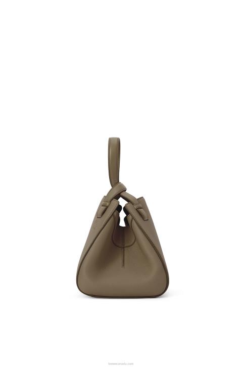 Loewe Hammock Nugget bag in soft grained calfskin 688V500 Women Laurel Green