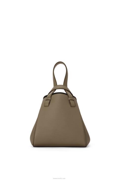 Loewe Hammock Nugget bag in soft grained calfskin 688V500 Women Laurel Green