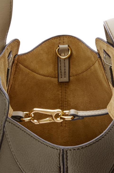 Loewe Hammock Nugget bag in soft grained calfskin 688V500 Women Laurel Green