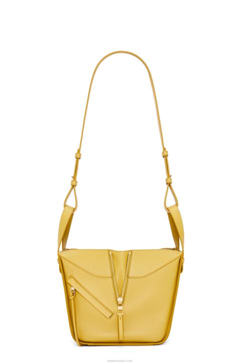 Loewe Hammock compact bag in classic calfskin 688V373 Women Bright Ochre