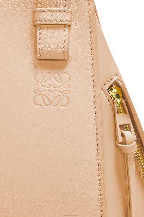 Loewe Hammock compact bag in satin calfskin 688V432 Women Nude