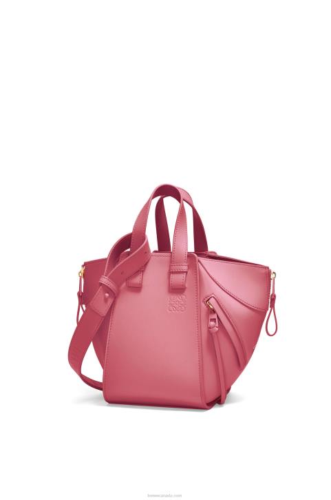 Loewe Hammock compact bag in satin calfskin 688V488 Women Plumrose